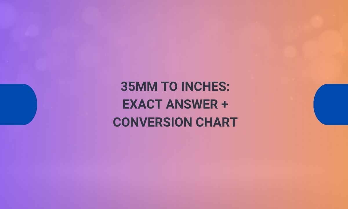 35mm to inches