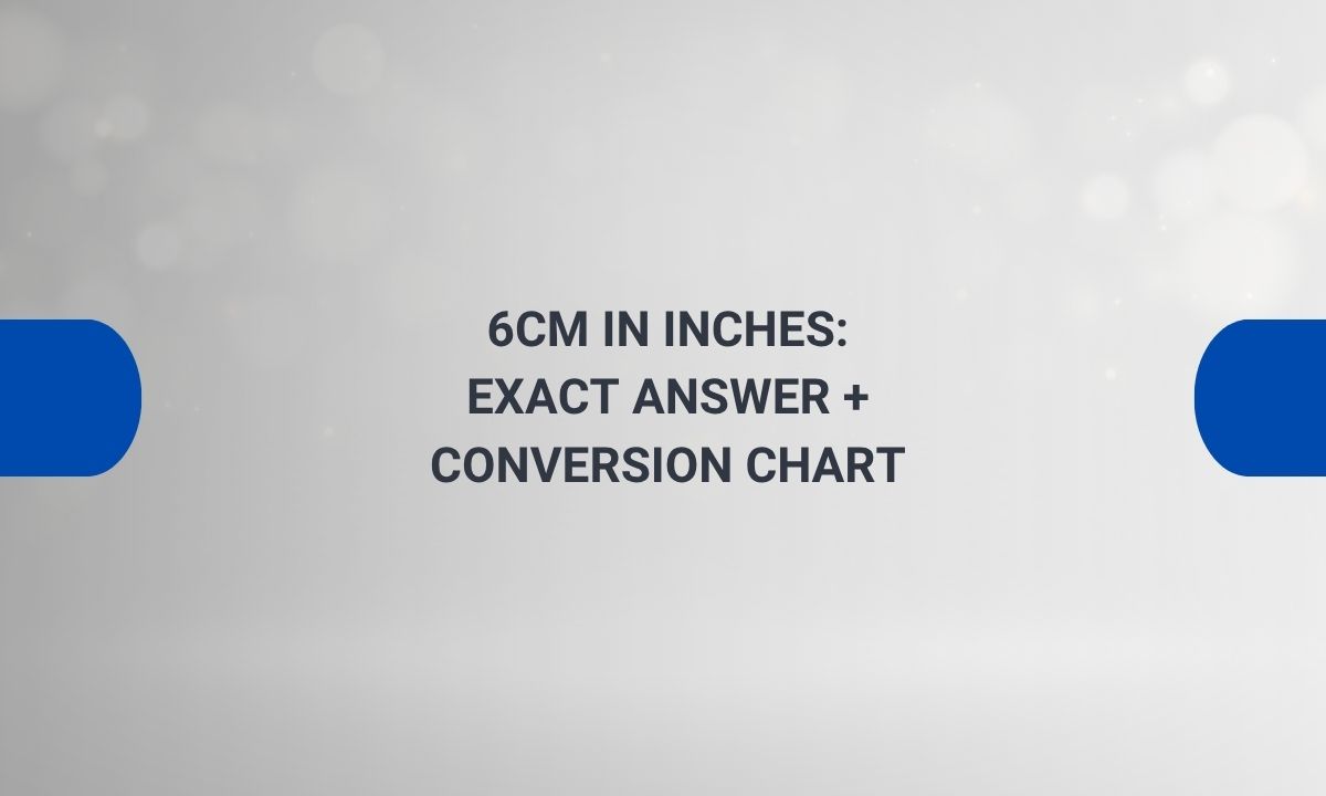 6cm in inches