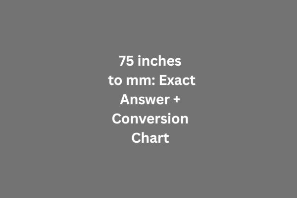 .75 inches to mm