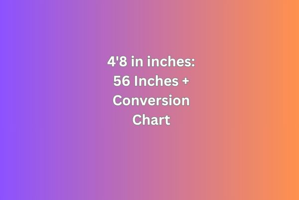 4'8 in inches